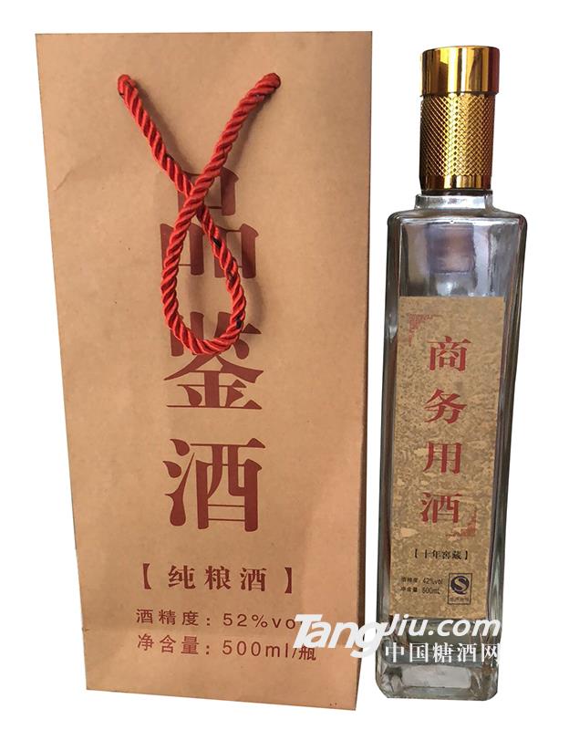 商务52度十年窖藏纯粮酒-500ml