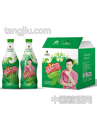 鲜果甘露猕猴桃+菠萝+百香果+椰果1.5Lx6瓶