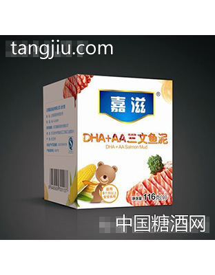 嘉滋DHA+AA三文鱼泥116g