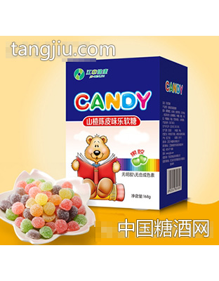 山楂陈皮味乐软糖盒装168g