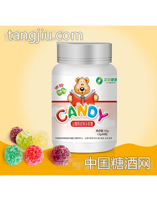 山楂陈皮味乐软糖瓶2g