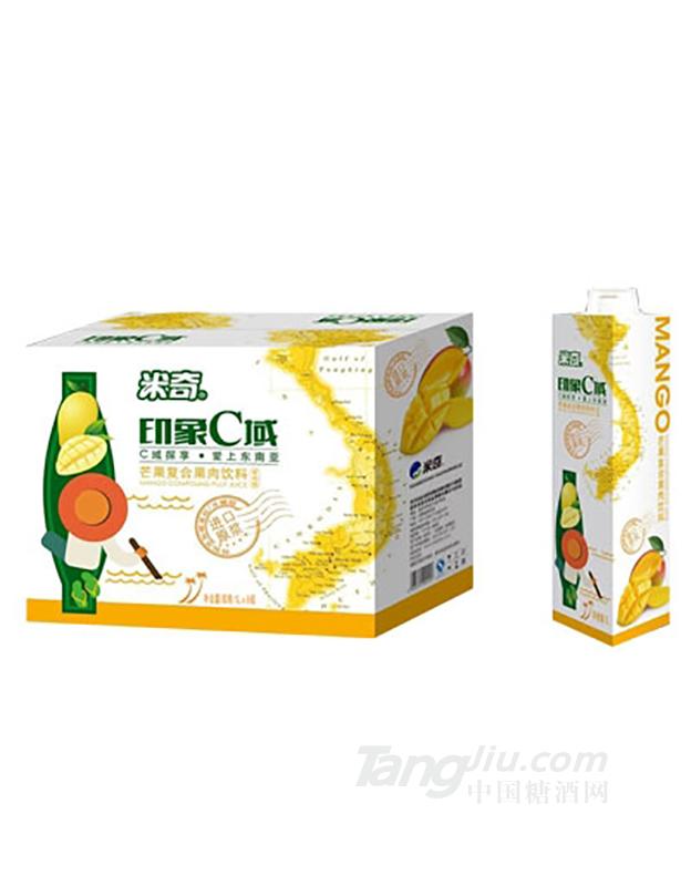 米奇芒果复合果汁饮料1L×8瓶