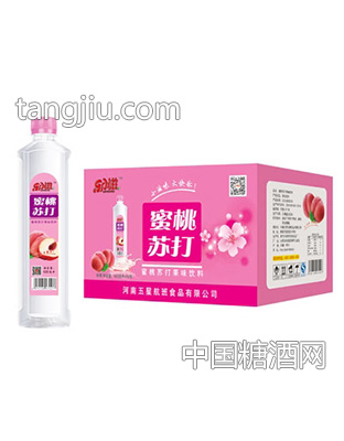 蜜桃苏打果味饮料420mlX24瓶