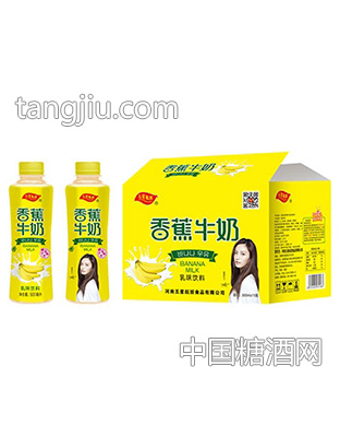 五星航班香蕉牛奶乳味饮料500mlx15瓶