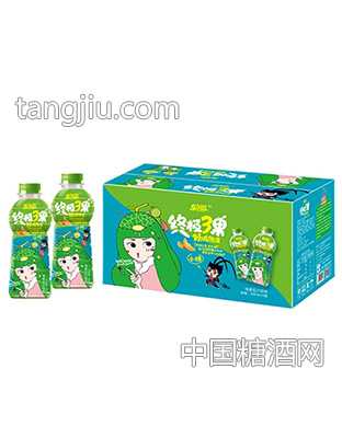 乐小滋3果哈密瓜果汁饮料500mlx15瓶