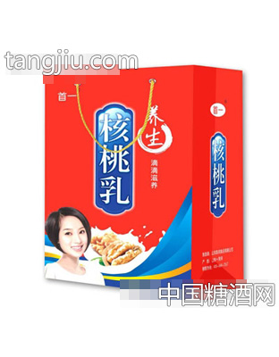 首一养生核桃乳手提袋