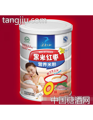 康爱黑米红枣营养米粉
