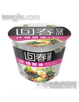回春桶装黑大豆面