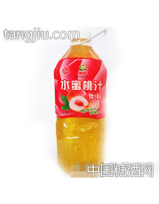 强进水蜜桃汁2L