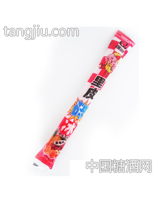 强进果皮碎草莓味棒棒冰