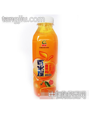 强进百果屋橙果粒饮料500ml
