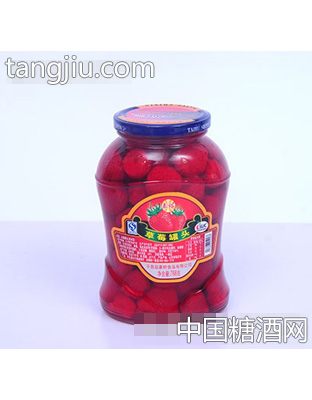泰裕768克草莓水果罐头