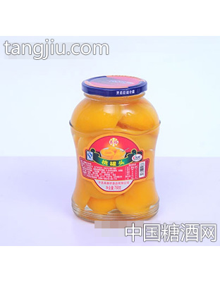 泰裕768克黄桃水果罐头