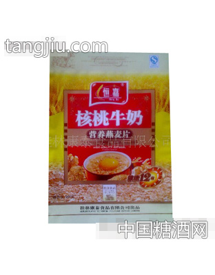 恒嘉核桃牛奶营养燕麦片
