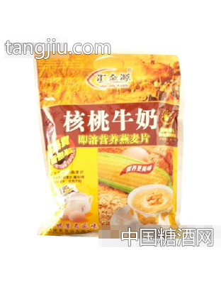 汇金源核桃牛奶即溶营养燕麦片