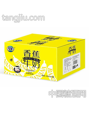 至乐宝香蕉牛奶风味饮料240mlx24瓶