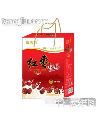 优美中红枣牛奶礼盒
