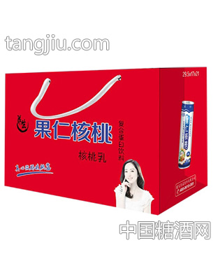 优美乳果仁核桃核桃乳手提袋