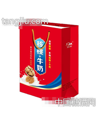 核桃+牛奶复合蛋白饮料
