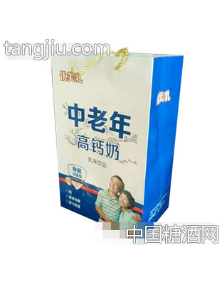 优美乳中老年高钙奶（袋）