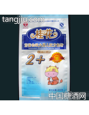 桂花高蛋白较大配方奶粉（二段）