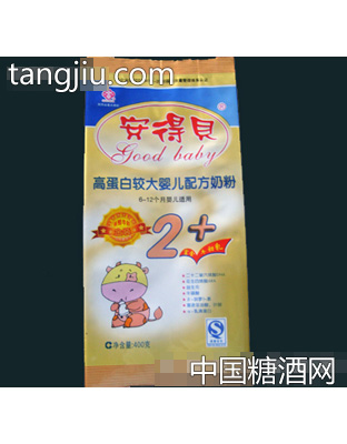 安得贝高蛋白较大配方奶粉（精装二段）