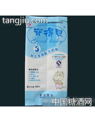 安得贝幼儿配方奶粉（普装三段）