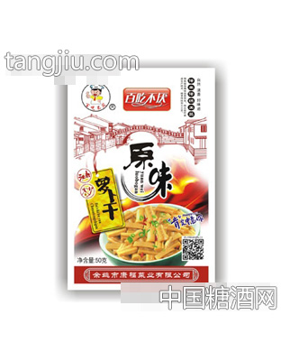 百吃不厌原味萝卜干50g