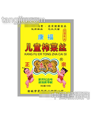 康福儿童榨菜丝108g