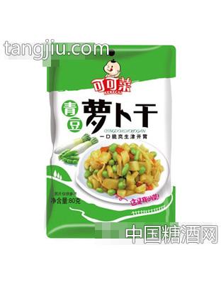 可可菜青豆萝卜干80g
