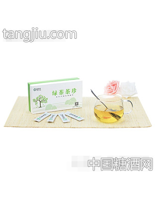 食美乐绿茶茶珍盒装