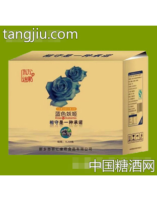 东方魅果蓝色妖姬果汁饮料1Lx8瓶