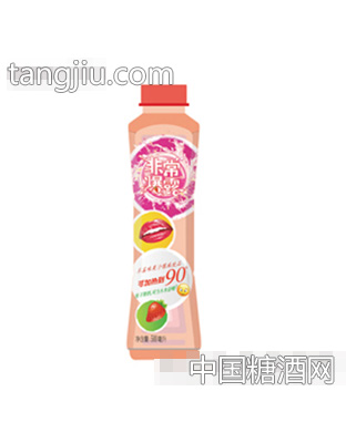 非常爆露爆珠草莓果汁饮料