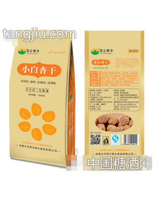 昆仑果乡小白杏干188g
