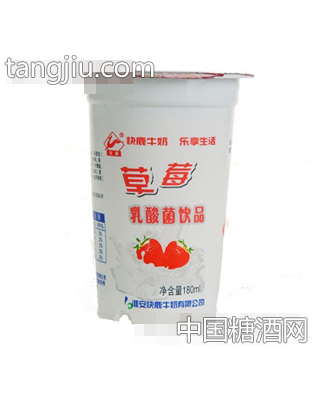 快鹿草莓饮料