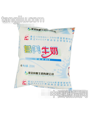 快鹿营养牛奶