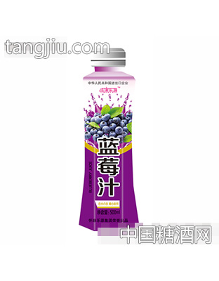 怀康乐源蓝莓汁500ml