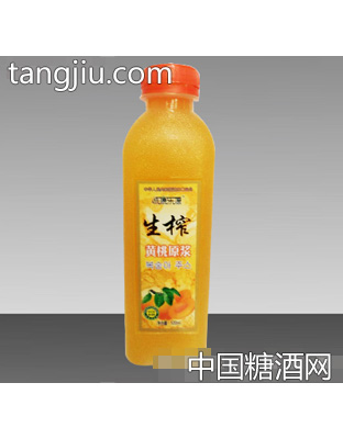 怀康乐源生榨黄桃原浆500ml