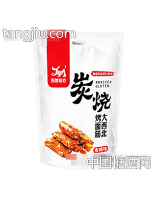 吾就爱吃炭烧大西北烤面筋（定量装）96克香辣味