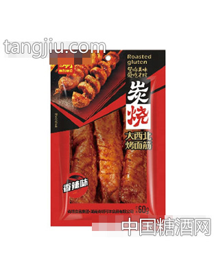 吾就爱吃烤面筋3元装60克香辣味