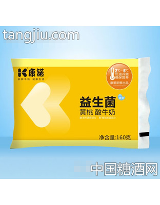 康诺益生菌黄桃酸牛奶