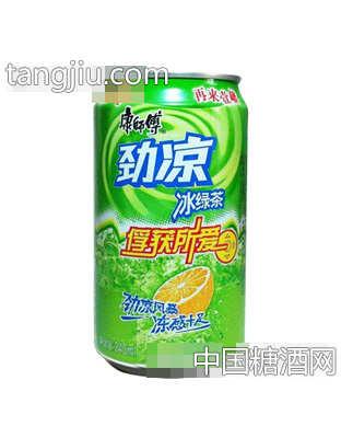 康师傅劲凉冰绿茶340ml
