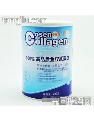 可生鱼胶原蛋白蓝听300g