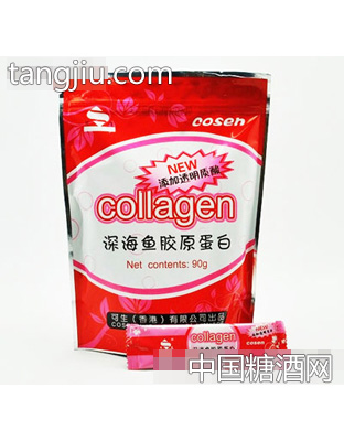 可生深海鱼胶原蛋白添加透明质酸红色袋装（30条）