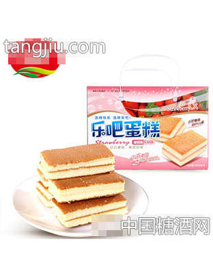 凯涛奇乐吧蛋糕礼盒装(草莓味)600g盒