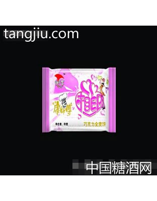 快乐客康师傅巧克力全麦饼