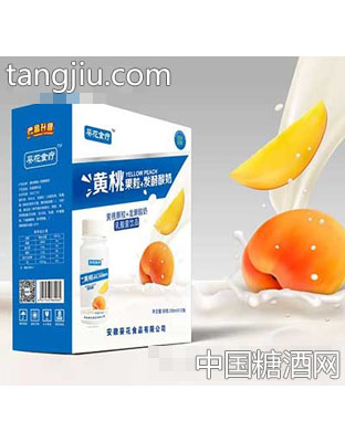 葵花食疗黄桃果粒发酵酸奶