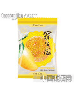 冠生园精制芒果味月饼