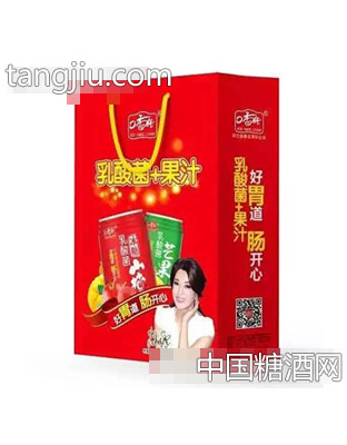 240ml口香传乳酸菌+果汁手提袋