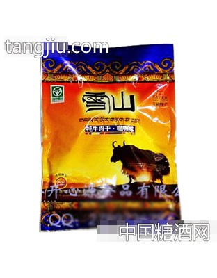 雪山耗牛肉干咖喱味180克
